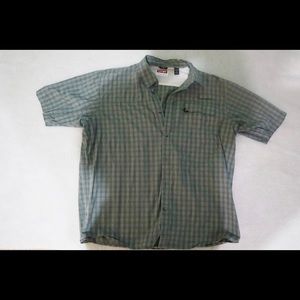 Wrangler Mens Wind Break Button Up Shirt